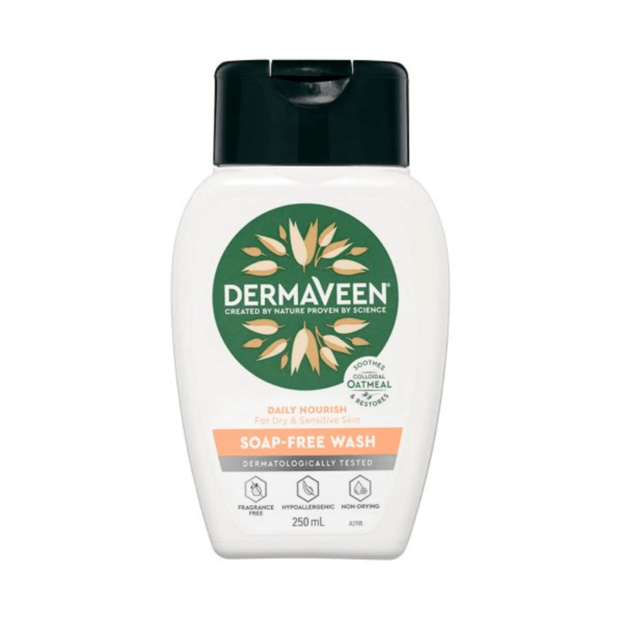 DermaVeen Daily Nourish Soap Free Wash 250ml