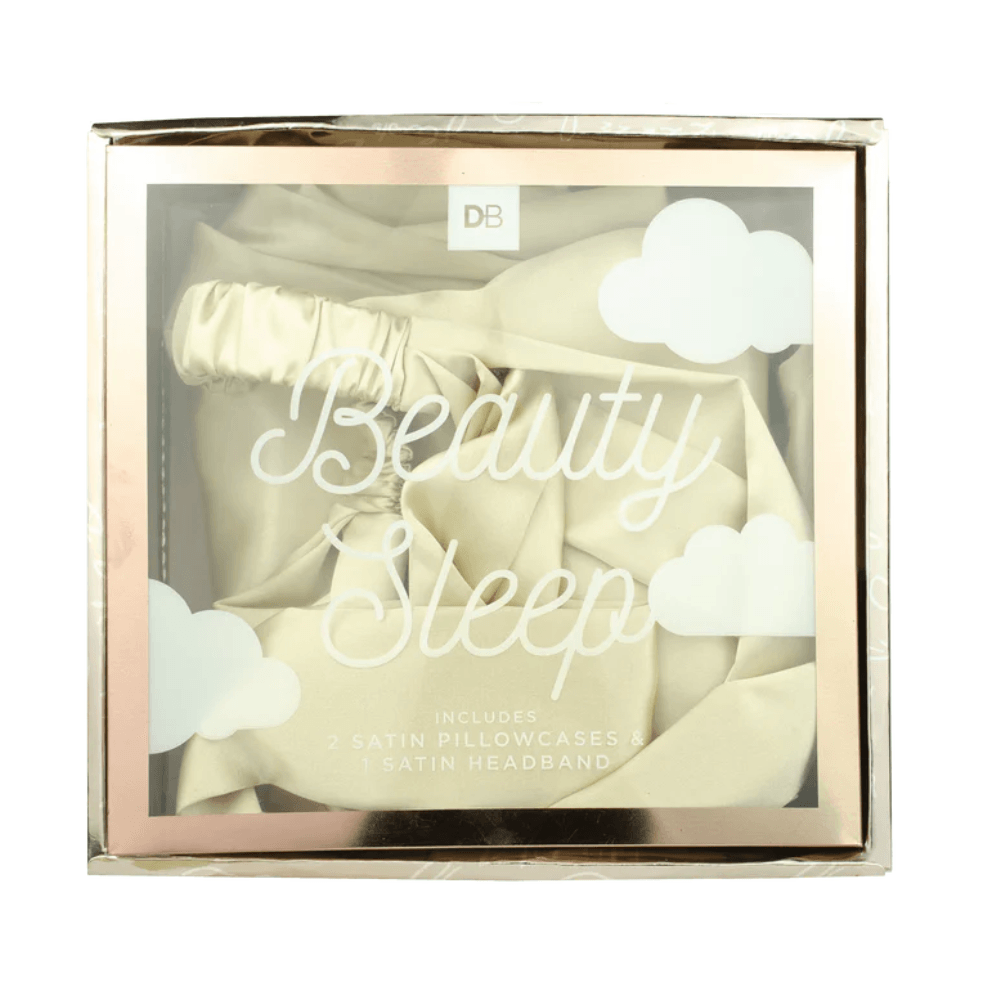 Designer Brands Pillowcase Headband Set Champagne